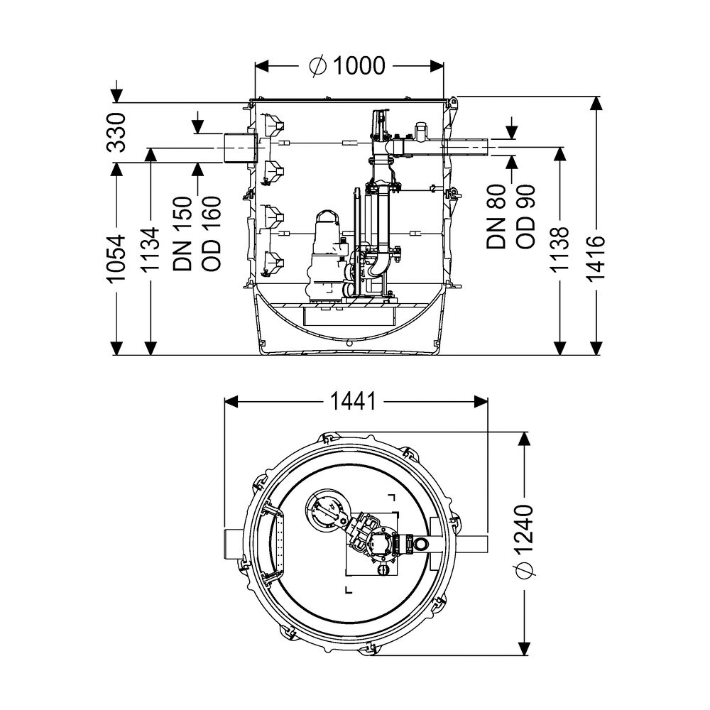 Kessel Pumpstation Aquapump XL Tronic GTK 1300-S1... KESSEL-8743026 4026092075807 (Abb. 2)