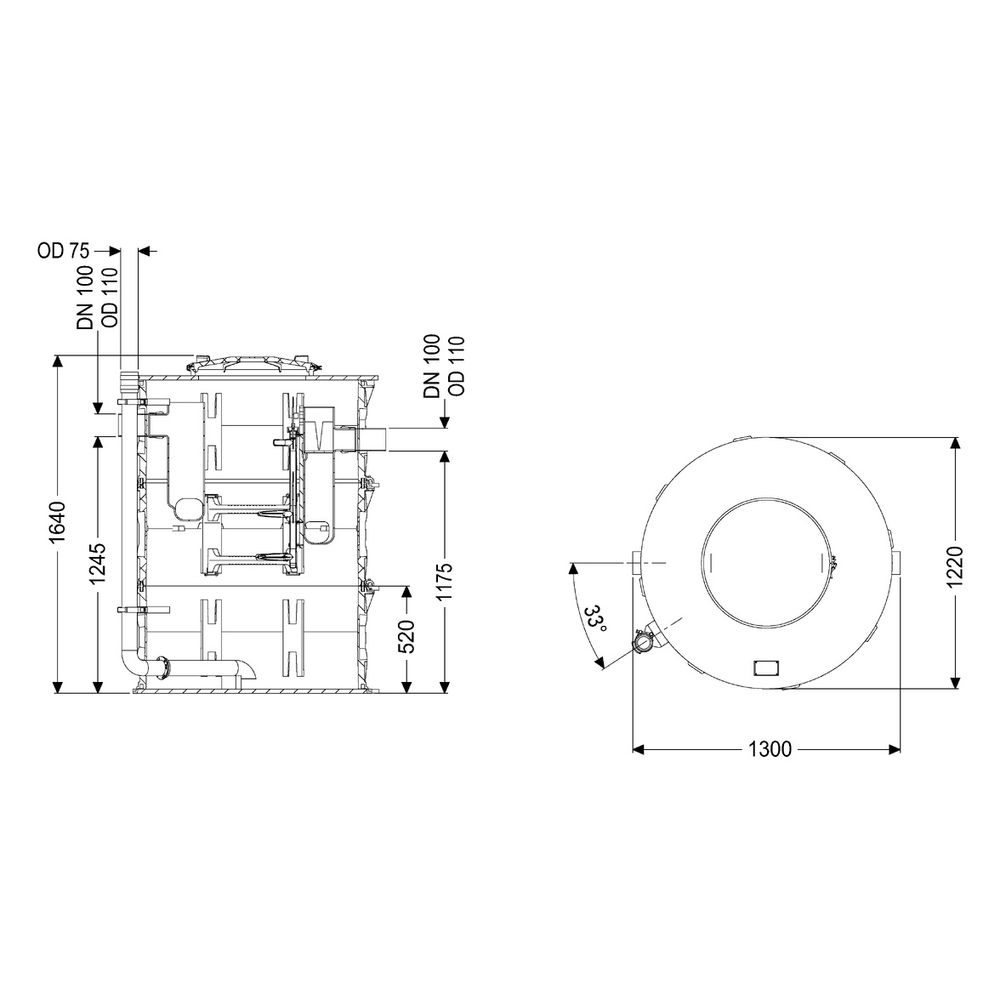 Kessel Fettabscheider EasyClean Modular free NS 4 Direct, 3-teilig, TS... KESSEL-93004-D1-R2-TS 4026092104057 (Abb. 2)