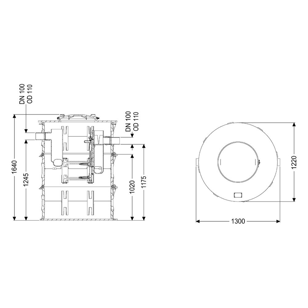 Kessel Fettabscheider EasyClean Modular free NS 4 Standard, 3-teilig, TS... KESSEL-93004-R2-TS 4026092104019 (Abb. 2)