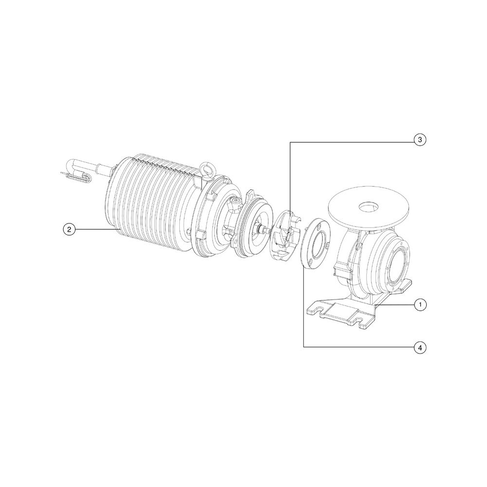 Kessel Austauschpumpe für SPF 400 KE, 4,0kW, 680331... KESSEL-680331 4026092067895 (Abb. 2)