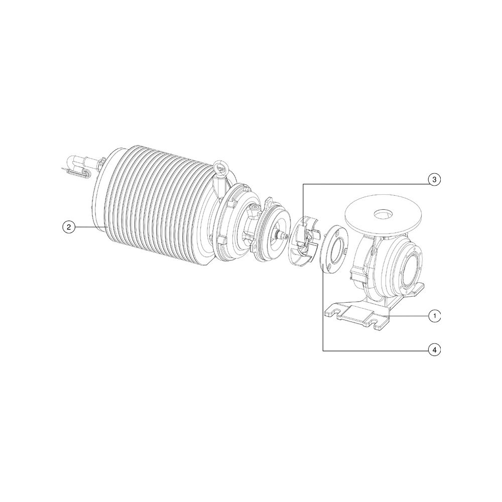 Kessel Homogenisatorpumpe für SPF 550 KE, 5,5kW, 400V, 680332... KESSEL-680332 4026092067901 (Abb. 2)