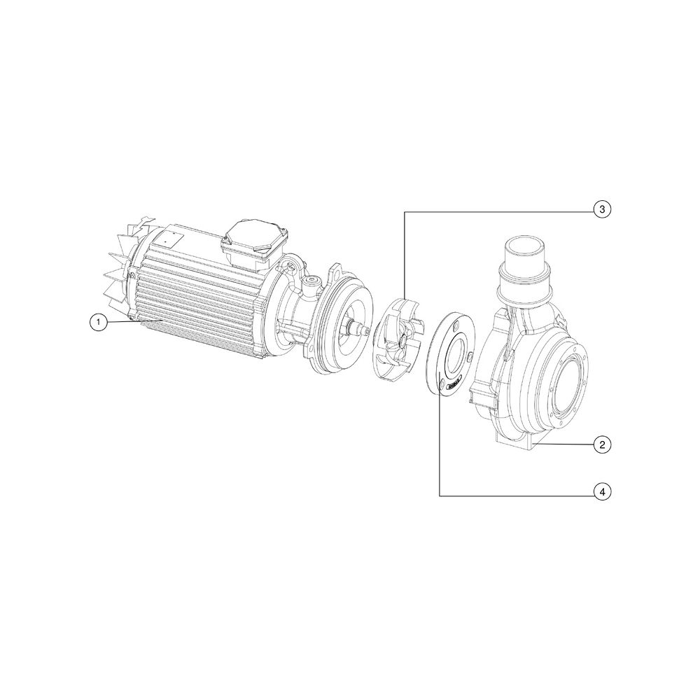 Kessel Homogenisatorpumpe für SPF 300 KE 2.0, 3,0kW, 917856... KESSEL-917856 4026092055823 (Abb. 2)