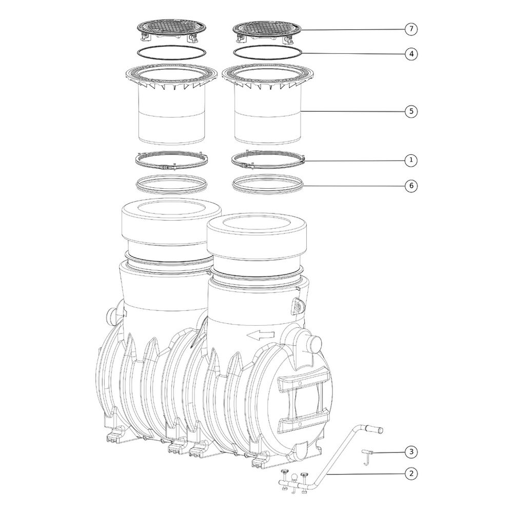 Kessel Fettabscheider EasyClean ground NS 7 Standard, 1.120-1.740mm, Klasse D... KESSEL-93007/170D 4026092073315 (Abb. 3)