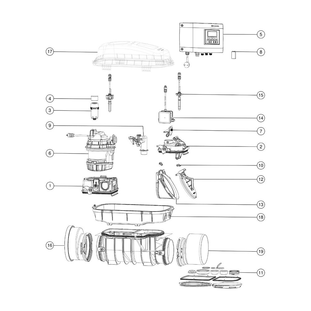 Kessel Pumpfix F Rückstaupumpanlage DN 200, freiliegend... KESSEL-24200 4026092046517 (Abb. 3)
