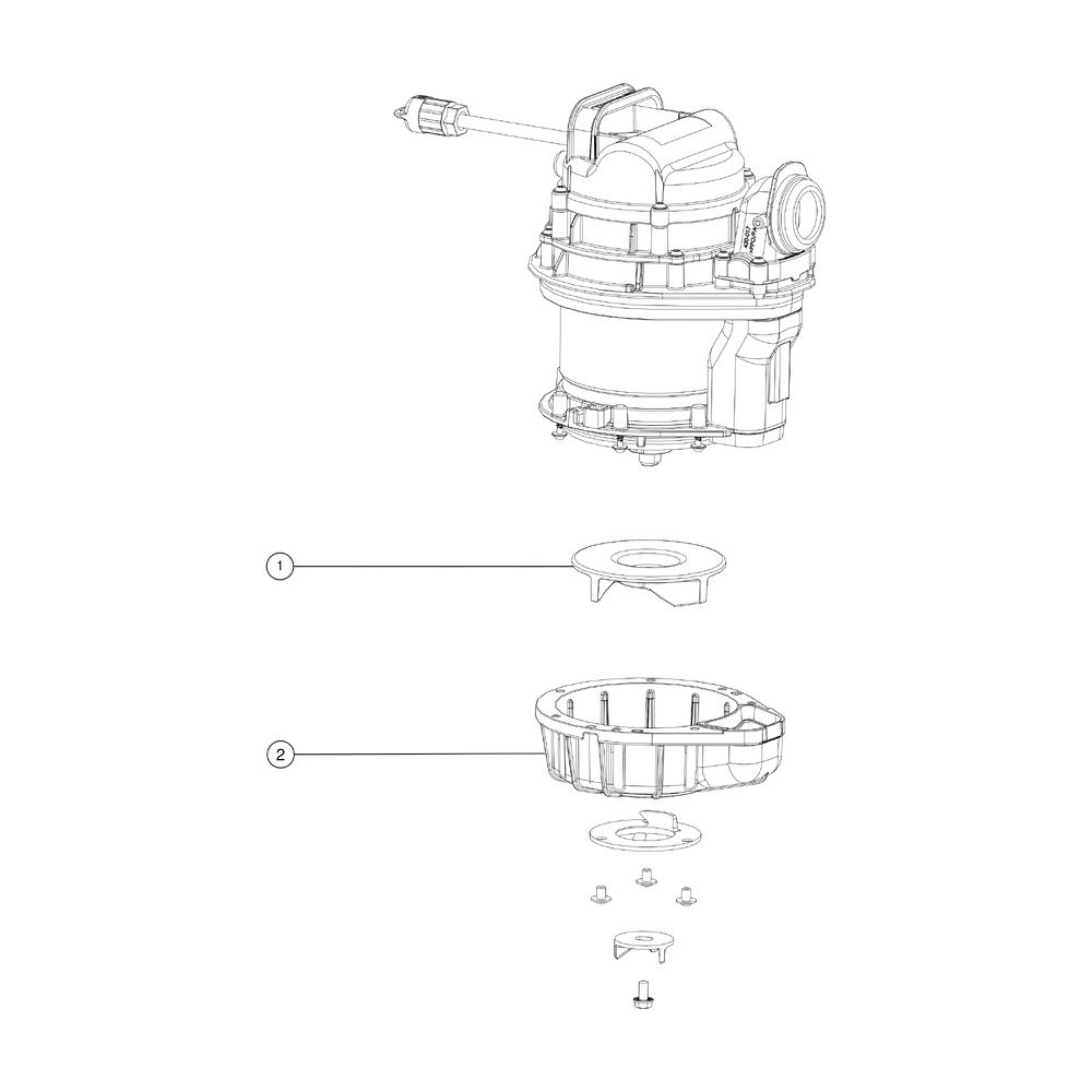 Kessel Austauschpumpe KTP/SPZ 1000 230V, 5m Kabel, 28351... KESSEL-28351 4026092038420 (Abb. 2)