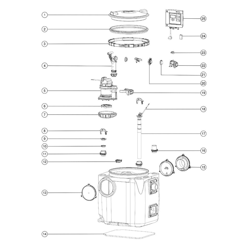 Kessel Aqualift S Hebeanlage 100 Tronic GTF 1250 S1, freie Aufstellung... KESSEL-28514 4026092092903 (Abb. 3)