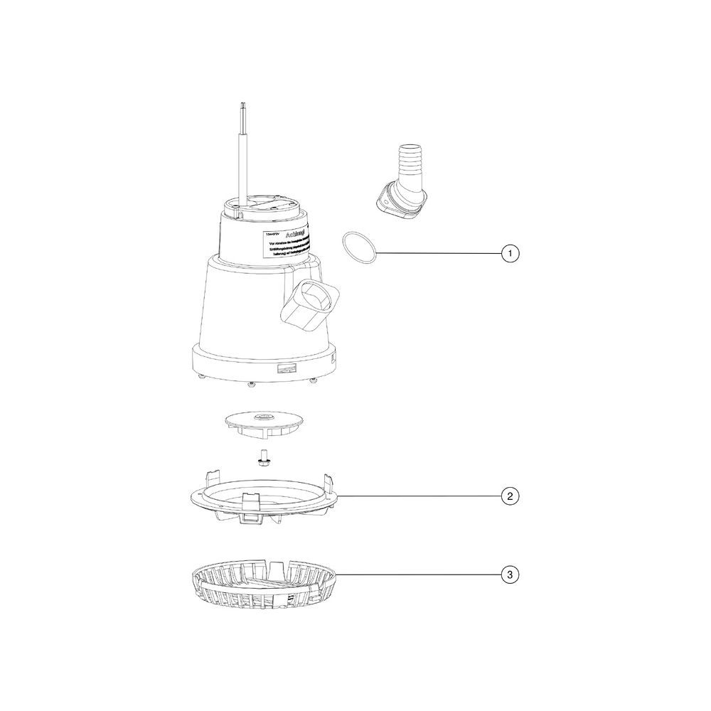 Kessel Aquadive Tauchpumpe KTP 300 resistant S1, ohne Schwimmerschalter, 10m... KESSEL-28740C 4026092094891 (Abb. 3)