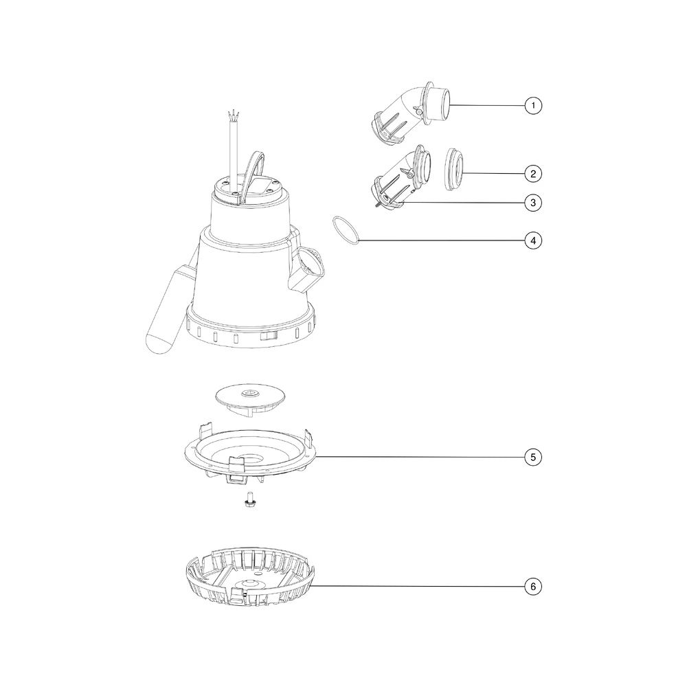 Kessel Austauschpumpe KTP 300, für Minilift, 28836... KESSEL-28836 4026092000922 (Abb. 2)