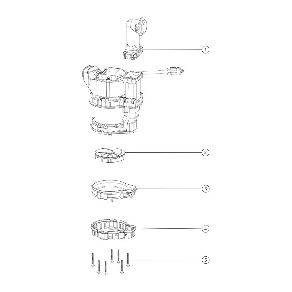 Kessel Austauschpumpe für GTF 500, Anschluss R 1 1/4", ohne Schwimmschalter, 680773... KESSEL-680773 4026092085110 (Abb. 2)