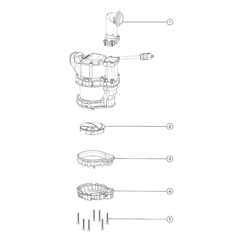 Kessel Austauschpumpe für GTF 500 resistent, 0,6kW, ohne Schwimmschalter, 680774... KESSEL-680774 4026092085189 (Abb. 2)