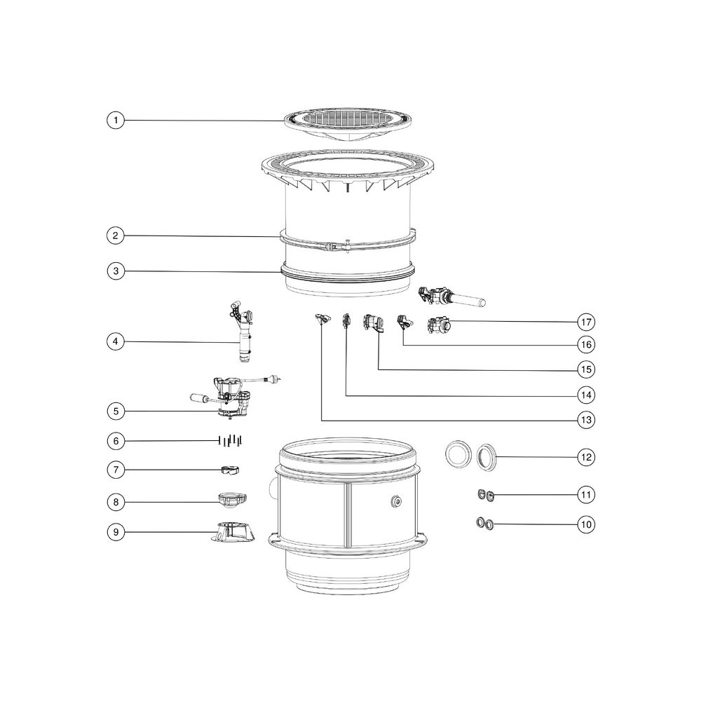 Kessel Aquapump Pumpstation Medium Mono 230V GTF 600 S1, 800-1250mm, Klasse B 125, mech... KESSEL-825810B 4026092045213 (Abb. 3)