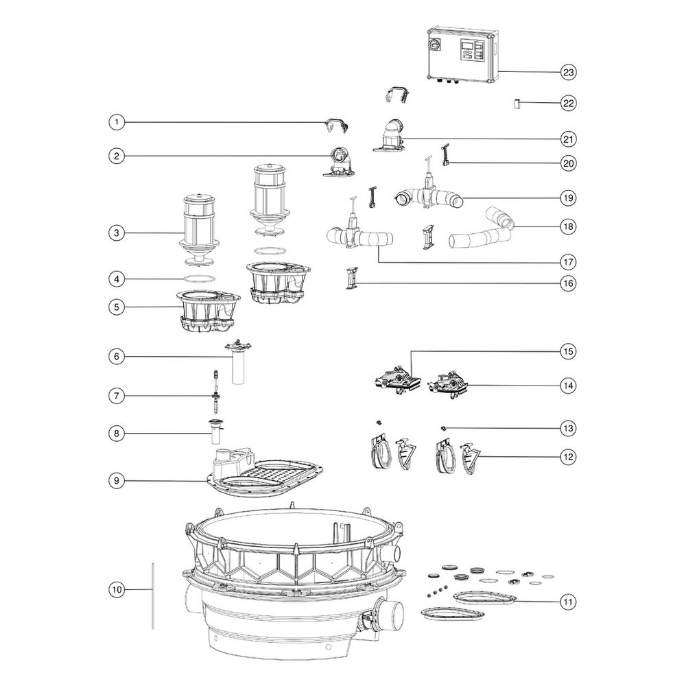 Kessel Rückstauhebeanlage Ecolift XL Duo SPF 1400-S3, max. Fh 7,5m, 28m3/h, vertiefter ... KESSEL-8741014 4026092068311 (Abb. 3)