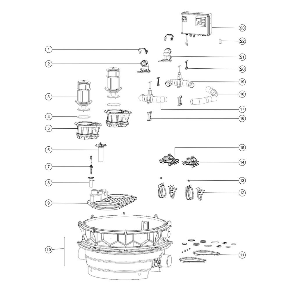 Kessel Rückstauhebeanlage Ecolift XL Duo SPF 1400-S1, max. Fh 7,5m, 28m3/h, vertiefter ... KESSEL-8741018 4026092068359 (Abb. 3)