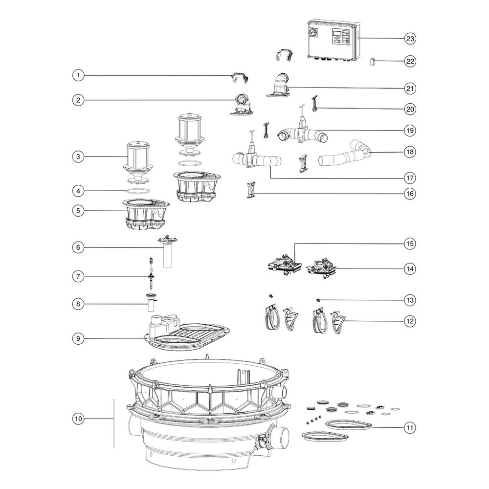 Kessel Rückstauhebeanlage Ecolift XL Duo SPF 4500-S1, max. Fh 21m, 45m3/h, vertiefter E... KESSEL-8741021 4026092068380 (Abb. 3)