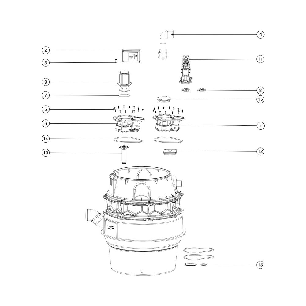 Kessel Aquapump Pumpstation XL Tronic 400V SPF 3000-S3, S3, mit Tauchglocke, niedrigste... KESSEL-8742014 4026092069509 (Abb. 3)