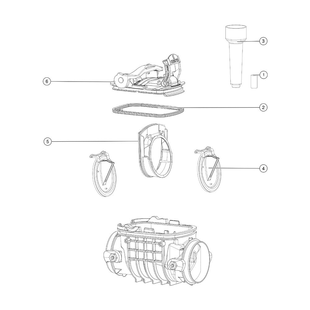 Kessel Staufix Grundkörper Typ 2 DN 90-100, freiliegend... KESSEL-730000.10 4026092076231 (Abb. 3)