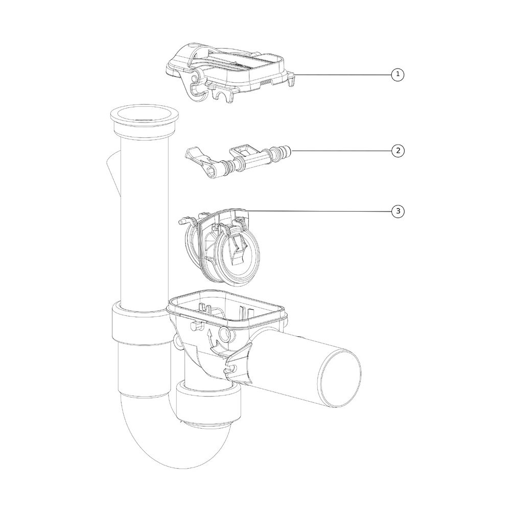 Kessel Rückstauverschluss Staufix Siphon DN 50 Waschmaschine Typ 5... KESSEL-73052 4026092027615 (Abb. 3)
