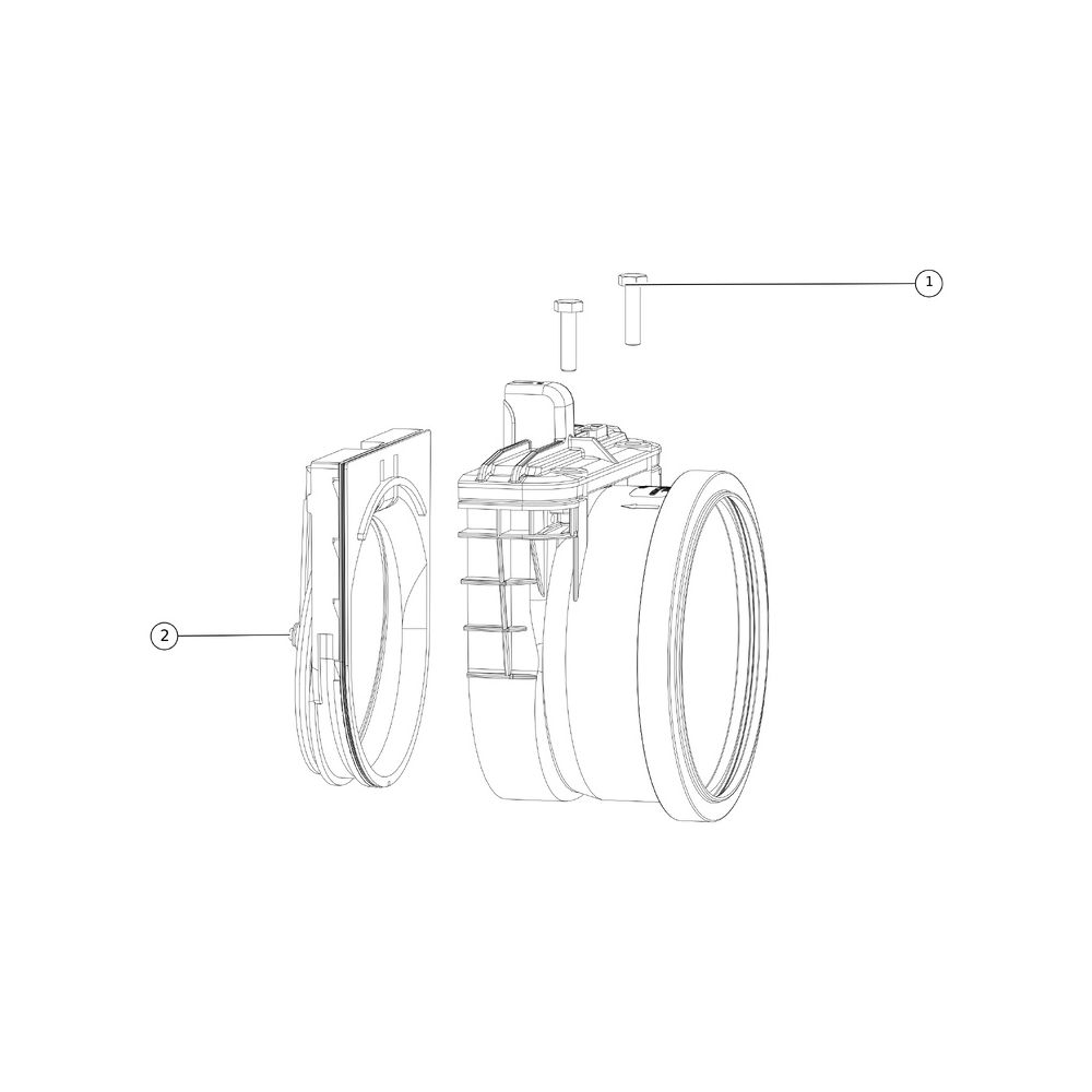 Kessel Rohrklappe DN 200, 79200... KESSEL-79200 4026092002490 (Abb. 3)