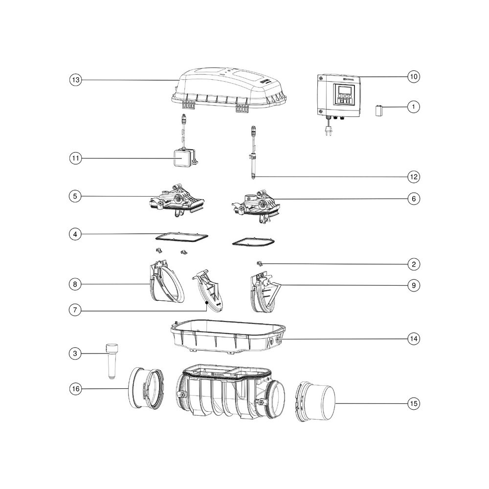Kessel Staufix FKA Rückstauautomat DN 150, Schaltgerät Comfort, freiliegend... KESSEL-84150 4026092046357 (Abb. 3)