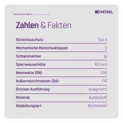 Kessel Kellerablauf Drehfix DN 100 Typ 5, Rost Schwarz... KESSEL-27301 4026092007815 (Abb. 1)