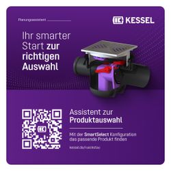 Kessel Grundkörper Der Universale DN 100, mit Rückstauschutz, Rost Edelstahl... KESSEL-27621 4026092007839 (Abb. 1)
