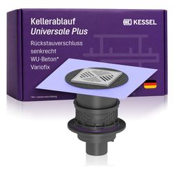 Kessel Kellerablauf Universale Plus Variofix, mit Rückstauverschluss, Auslauf senkrecht... KESSEL-27651 4026092096888 (Abb. 1)