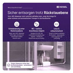 Kessel Kleinhebeanlage Minilift S GTF 250-S3, 230V, 6,5m3/h, Weiß... KESSEL-28564 4026092111611 (Abb. 1)