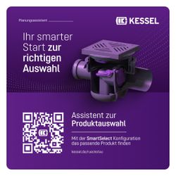 Kessel Kellerablauf DN 100 Klasse K3, Rost Schwarz... KESSEL-29111 4026092007846 (Abb. 1)