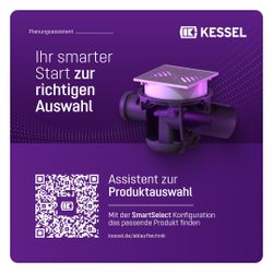 Kessel Kellerablauf DN 100 Klasse K3, Rost Edelstahl... KESSEL-29121 4026092007853 (Abb. 1)