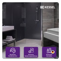 Kessel Duschrinne Linearis Compact DN 50 WaD, V2A, Länge 1.150mm... KESSEL-45600.67M 4026092078952 (Abb. 1)
