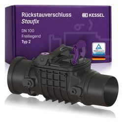 Kessel Rückstauverschluss Staufix, DN 100 Typ 2, freiliegend... KESSEL-730100 4026092076354 (Abb. 1)
