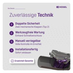 Kessel Rückstauverschluss Staufix DN 50 Typ 2... KESSEL-73050 4026092027394 (Abb. 1)