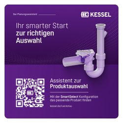 Kessel Rückstauverschluss Staufix Siphon DN 50 Waschmaschine Typ 5... KESSEL-73052 4026092027615 (Abb. 1)