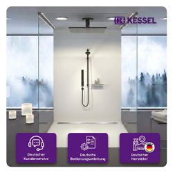Kessel Duschrinne Linearis Infinity, DN 50, 1.600mm, Edelstahl gebürstet, 45200.16... KESSEL-45200.16 4026092093894 (Abb. 1)