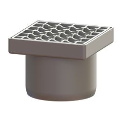 Kessel Aufsatzstück Ferrofix System 125, 150x150mm Gitterrost... KESSEL-54914 4026092072448 (Abb. 1)