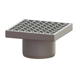 Kessel Ferrofix Aufsatzstück System 125, 200x200mm Gitterrost... KESSEL-54916 4026092072455 (Abb. 1)