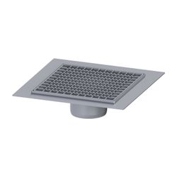 Kessel Ferrofix Aufsatzstück Klebeflansch, 300x300mm Gitterrost, Höhe 6mm... KESSEL-54929 4026092099902 (Abb. 1)