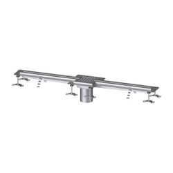 Kessel Schlitzrinne Ferrofix, DN 125, 17x1.400mm, Klebeflansch mittig, Höhe 15mm, Edels... KESSEL-6002140 4026092099506 (Abb. 1)