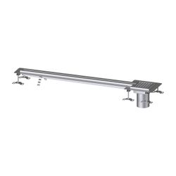 Kessel Schlitzrinne Ferrofix, DN 125, 17x1.400mm, Klebeflansch außen, Höhe 15mm, Edelst... KESSEL-6002141 4026092099513 (Abb. 1)