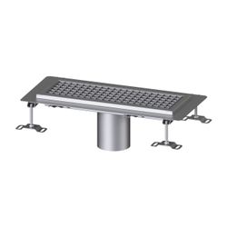 Kessel Kastenrinne Ferrofix, DN 125, 200x550mm, mit Klebeflansch Höhe 15mm, Edelstahl, ... KESSEL-6020050 4026092098592 (Abb. 1)