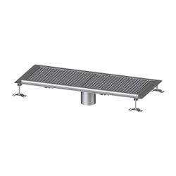 Kessel Kastenrinne Ferrofix, DN 125, 400x1.050mm, mit Klebeflansch Höhe 15mm, Edelstahl... KESSEL-6040100 4026092098271 (Abb. 1)