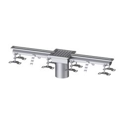 Kessel Schlitzrinne Ferrofix, DN 125, 17x1.000mm, mittig, ohne Klebeflansch, Edelstahl,... KESSEL-6102100 4026092099681 (Abb. 1)