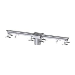 Kessel Schlitzrinne Ferrofix, DN 125, 17x1.400mm, mittig, ohne Klebeflansch, Edelstahl,... KESSEL-6102140 4026092099704 (Abb. 1)