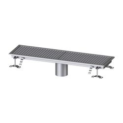 Kessel Kastenrinne Ferrofix, DN 125, 300x1.050mm, ohne Klebeflansch, Edelstahl, Silber... KESSEL-6130100 4026092099018 (Abb. 1)