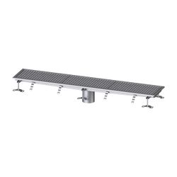Kessel Kastenrinne Ferrofix, DN 125, 300x1.550mm, ohne Klebeflansch, Edelstahl, Silber... KESSEL-6130150 4026092099025 (Abb. 1)