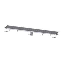Kessel Kastenrinne Ferrofix, DN 125, 300x2.050mm, ohne Klebeflansch, Edelstahl, Silber... KESSEL-6130200 4026092099032 (Abb. 1)