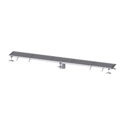 Kessel Kastenrinne Ferrofix, DN 125, 300x2.550mm, ohne Klebeflansch, Edelstahl, Silber... KESSEL-6130250 4026092099049 (Abb. 1)