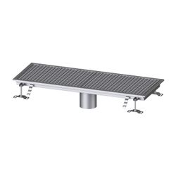 Kessel Kastenrinne Ferrofix, DN 125, 400x1.050mm, ohne Klebeflansch, Edelstahl, Silber... KESSEL-6140100 4026092099070 (Abb. 1)