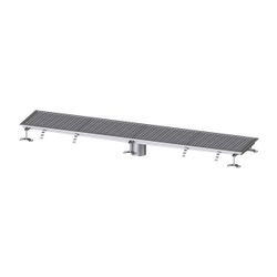Kessel Kastenrinne Ferrofix, DN 125, 400x2.050mm, ohne Klebeflansch, Edelstahl, Silber... KESSEL-6140200 4026092099094 (Abb. 1)