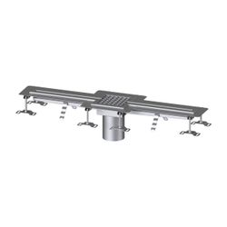 Kessel Schlitzrinne Ferrofix, DN 125, 17x1.000mm, Klebeflansch mittig, Höhe 6mm, Edelst... KESSEL-6202100 4026092099582 (Abb. 1)